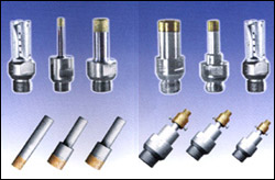 Drilling, and chamfering milling cutter bit for glass drilling, pour Angle and grinding